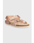 Birkenstock sandale copii Colorado culoarea bej - Pled.ro