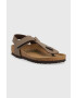 Birkenstock sandale copii Kairo culoarea maro - Pled.ro