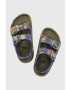 Birkenstock sandale copii Mogami culoarea verde - Pled.ro