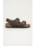 Birkenstock Sandale de piele Milano - Pled.ro