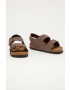 Birkenstock sandale de piele Milano 634503-Mocca - Pled.ro