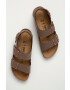 Birkenstock sandale de piele Milano 634503-Mocca - Pled.ro