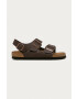 Birkenstock sandale Milano 34703-Dark.Brown - Pled.ro