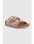 Birkenstock slapi copii culoarea violet - Pled.ro