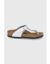 Birkenstock slapi copii culoarea argintiu - Pled.ro