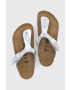 Birkenstock slapi copii culoarea argintiu - Pled.ro