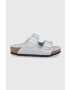 Birkenstock slapi copii Arizona culoarea maro - Pled.ro