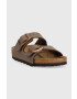 Birkenstock slapi copii Arizona culoarea maro - Pled.ro