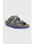 Birkenstock slapi copii Arizona culoarea gri - Pled.ro