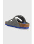 Birkenstock slapi copii Arizona culoarea gri - Pled.ro