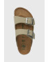 Birkenstock slapi copii Arizona culoarea bej - Pled.ro