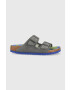 Birkenstock slapi copii Arizona Kids BF culoarea gri - Pled.ro