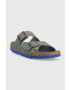 Birkenstock slapi copii Arizona Kids BF culoarea gri - Pled.ro