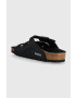 Birkenstock slapi copii Florida culoarea negru - Pled.ro