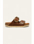 Birkenstock șlapi de piele Arizona Big Buckle 1011073-COGNAC - Pled.ro