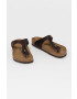 Birkenstock Șlapi de piele bărbați culoarea maro - Pled.ro