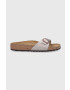 Birkenstock Șlapi de piele Madrid femei culoarea auriu 1020632.Taupe-Taupe - Pled.ro