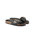 Birkenstock slapi de piele Madrid femei culoarea negru 1022541 - Pled.ro