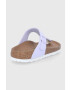 Birkenstock Șlapi Gizeh femei culoarea roz cu toc plat - Pled.ro