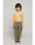 Bobo Choses longsleeve copii culoarea galben modelator - Pled.ro