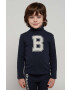 Bobo Choses longsleeve copii culoarea albastru marin cu imprimeu - Pled.ro