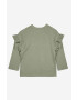 Bobo Choses longsleeve din bumbac pentru copii culoarea verde - Pled.ro