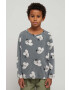 Bobo Choses longsleeve din bumbac pentru copii culoarea gri modelator - Pled.ro