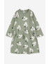 Bobo Choses rochie fete culoarea verde mini evazati - Pled.ro