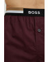 Boss boxeri de bumbac 2-pack culoarea bordo - Pled.ro