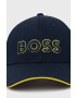 Boss Green BOSS sapca culoarea albastru marin cu imprimeu - Pled.ro