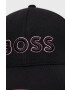 Boss Green BOSS sapca culoarea negru cu imprimeu - Pled.ro