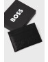 Boss carcasa din piele barbati culoarea negru - Pled.ro