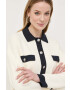 Boss cardigan femei culoarea bej light - Pled.ro