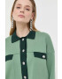 Boss cardigan femei culoarea verde light - Pled.ro