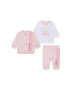 Boss compleu bebe 3-pack culoarea roz - Pled.ro