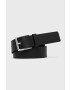 Boss curea de piele barbati culoarea negru - Pled.ro