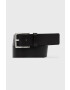 Boss curea de piele barbati culoarea negru - Pled.ro