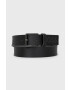 Boss curea de piele barbati culoarea negru - Pled.ro