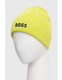 Boss Green caciula din amestec de lana culoarea verde - Pled.ro