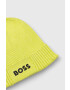 Boss Green caciula din amestec de lana culoarea verde - Pled.ro