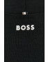 Boss longsleeve femei culoarea negru cu turtleneck - Pled.ro