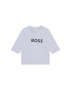 Boss longsleeve din bumbac pentru copii cu imprimeu - Pled.ro