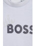 Boss longsleeve din bumbac pentru copii cu imprimeu - Pled.ro