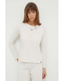 Boss longsleeve lounge culoarea bej - Pled.ro