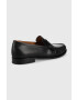 Boss mocasini de piele barbati culoarea negru - Pled.ro