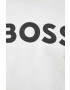 Boss Orange BOSS hanorac de bumbac barbati culoarea bej cu imprimeu - Pled.ro