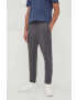 Boss Orange BOSS pantaloni de trening din bumbac BOSS CASUAL barbati culoarea gri neted - Pled.ro