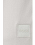 Boss Orange BOSS pantaloni de trening din bumbac BOSS CASUAL culoarea gri neted - Pled.ro