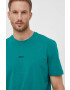 Boss Orange BOSS tricou barbati culoarea verde neted - Pled.ro