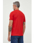 Boss Orange BOSS tricou din bumbac BOSS CASUAL culoarea verde cu imprimeu - Pled.ro